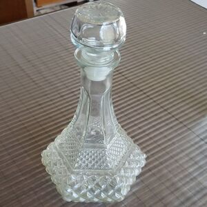 Anchor Hocking Clear Glass Decanter